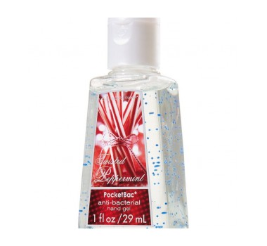 Bath & Body Works Twisted Peppermint Anti-Bacterial PocketBac® Sanitizing Hand Gel