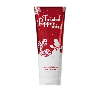 Bath & Body Works Twisted Peppermint Signature Collection Triple Moisture Body Cream