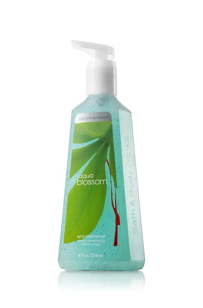 Bath & Body Works Aqua Blossom Anti-Bacterial Deep Cleansing Hand Soap ...