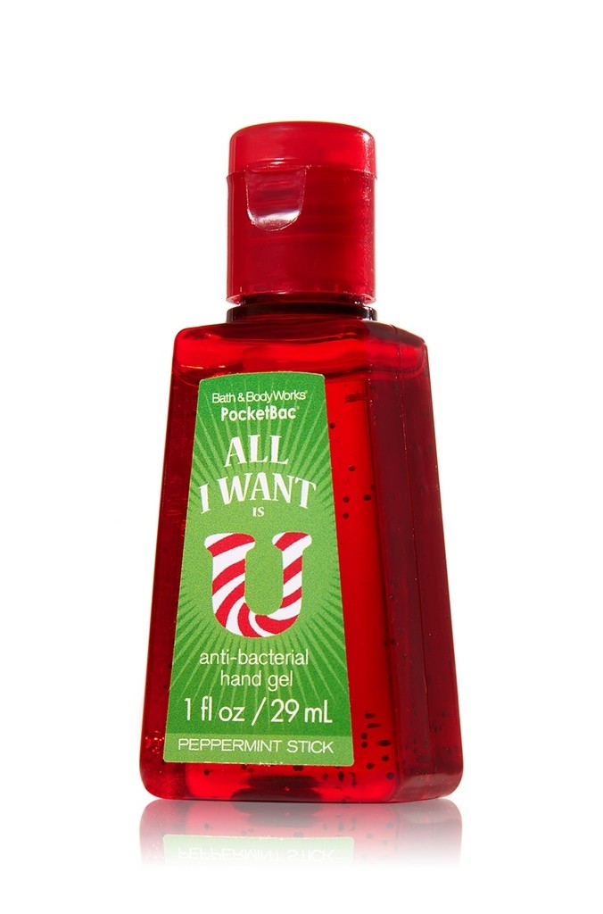 Bath & Body Works Peppermint Stick Anti-Bacterial PocketBac® Sanitizing ...