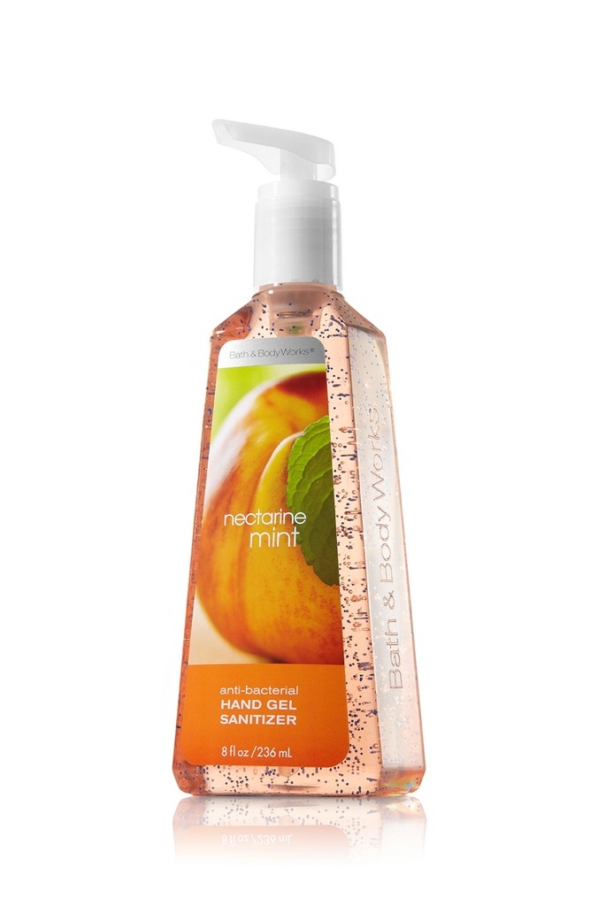 Bath Body Works Nectarine Mint Anti Bacterial Sanitizing Hand Gel Bath Body Beautyalmanac