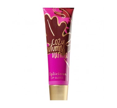 Bath & Body Works Cozy Autumn Vanilla Liplicious for Signature Collection Fall Traditions Lip Gloss