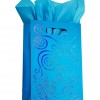 Bath & Body Works Accessories Small Gift Bag Blue Snowflower