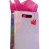 Bath & Body Works Accessories Small Gift Bag Silver Holograph