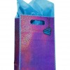 Bath & Body Works Accessories Small Gift Bag Purple Holograph