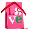 Bath & Body Works Accessories Small Gift Bag Pink Love