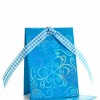 Bath & Body Works Accessories Mini Gift Bag Blue Snowflower