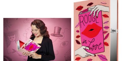 Olympia Le-Tan Rouge in Love Minaudiere for Lancome