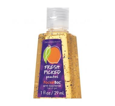 Bath & Body Works Fresh Picked Peaches Anti-Bacterial Pocketbac® Sanitizing Hand Gel