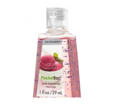 Bath & Body Works Vanilla Berry Sorbet Anti-Bacterial Pocketbac® Sanitizing Hand Gel