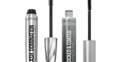 Bare Minerals Lash Domination Volumizing Mascara | Locked & Coated Waterproof Lash Topcoat