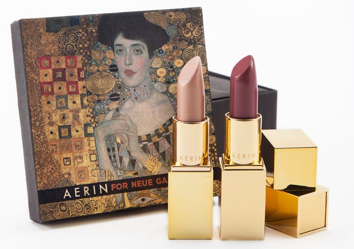 Aerin Gustav Klimt Rose Balm Lipstick Set Makeup BeautyAlmanac