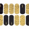 Yves Saint Laurent Metallic Nail Foils fall 2015