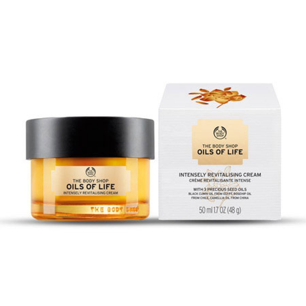 Body Shop Oils Life Intensely Revitalising Cream Skin Care BeautyAlmanac