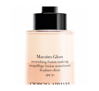 Giorgio Armani Maestro Glow Nourishing Fusion Makeup Bi-Phase Elixir SPF30