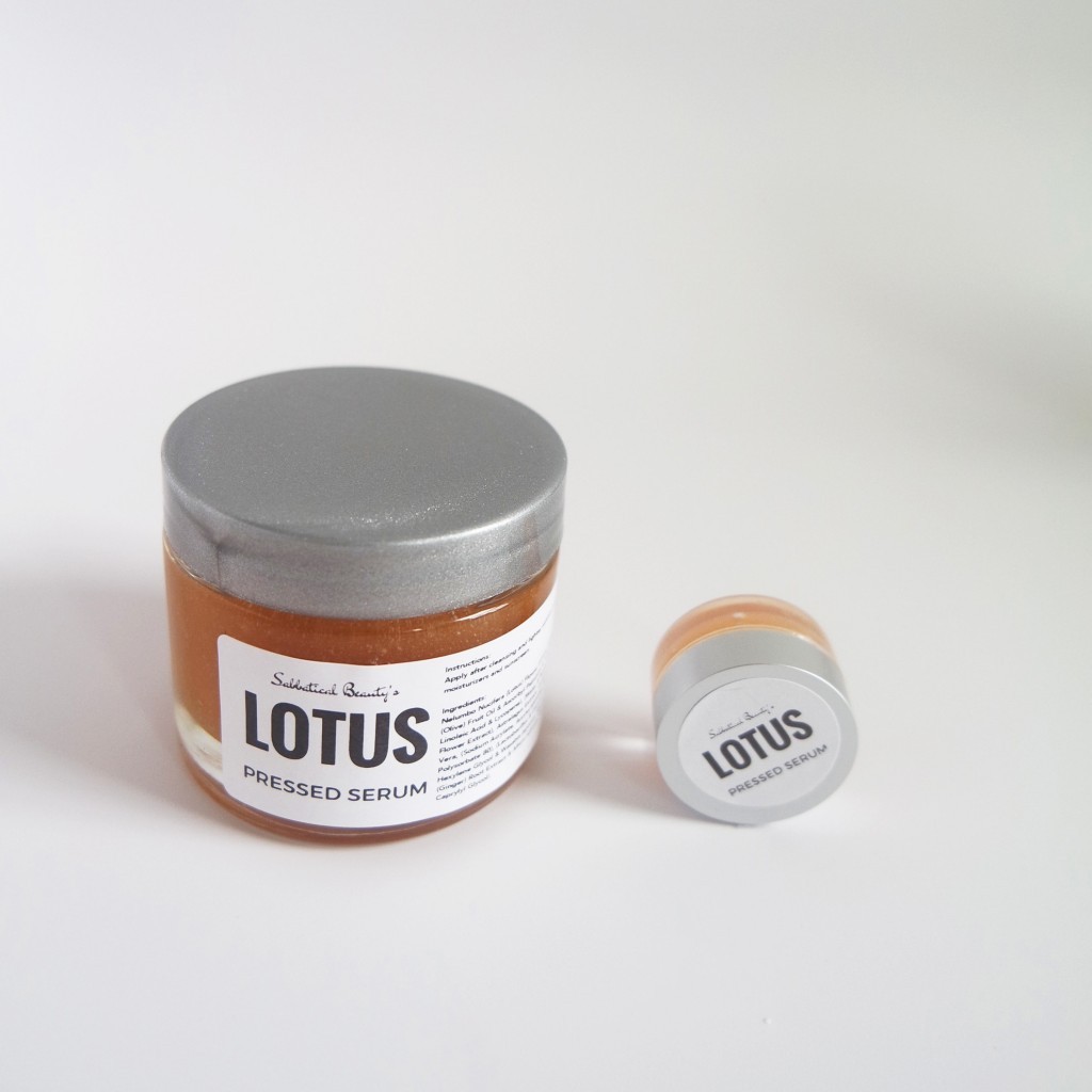 Sabbatical Beauty Lotus Pressed Serum Skin Care BeautyAlmanac