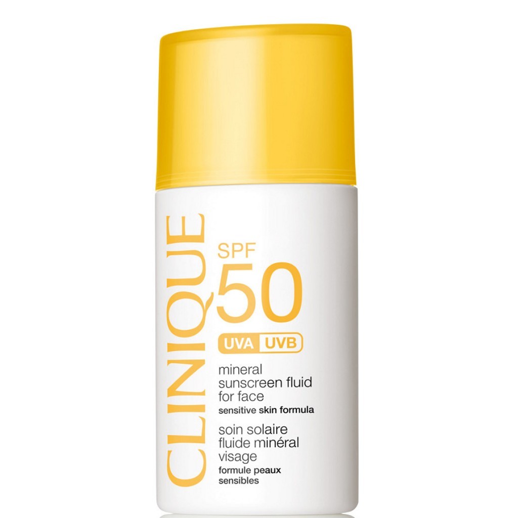 Spin geloof Amerika Clinique Mineral Sunscreen Fluid for Face SPF 50 | Skin Care | BeautyAlmanac