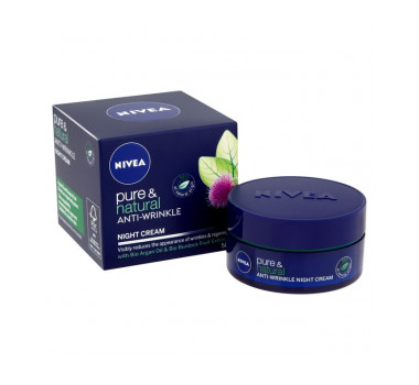 Nivea Pure & Natural Facial Anti-Wrinkle Night Cream