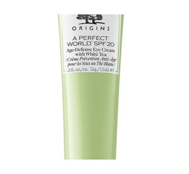 Origins A Perfect World SPF 20 Age-Defense Eye Cream with White Tea
