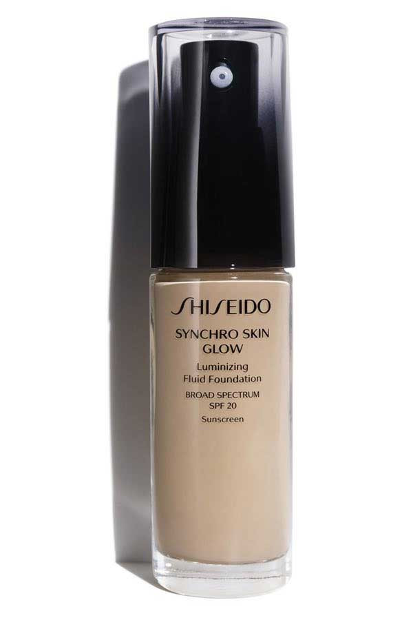 Shiseido Synchro Skin Glow Luminizing Fluid Foundation Makeup