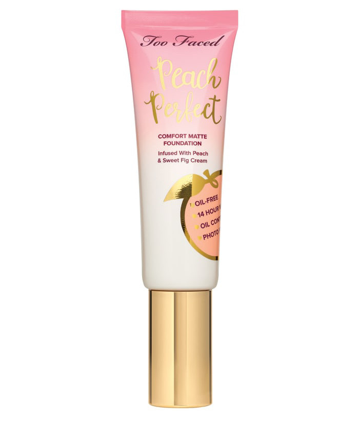 Too Faced Peach Perfect Comfort Matte Foundation Makeup BeautyAlmanac