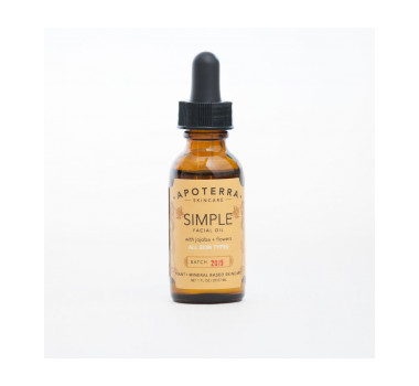 Apoterra Simple Facial Oil with Jojoba and Flowers