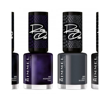 Rimmel 60 Seconds Nail Polish by Rita Ora Shades of Black