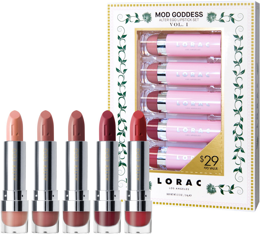 Lorac Mod Goddess Alter Ego Lipstick Set Vol I Makeup Beautyalmanac 3009