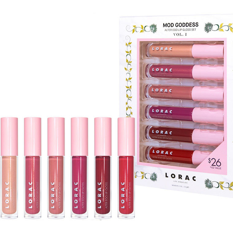 LORAC Mod Goddess Alter Ego Lip Gloss Set Vol. I Makeup BeautyAlmanac