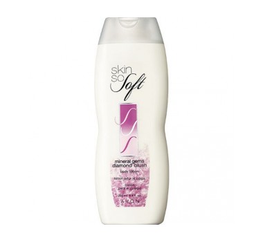 Avon SKIN SO SOFT Mineral Gems Diamond Blush Body Lotion