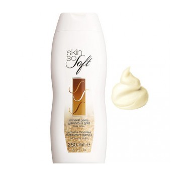 Avon SKIN SO SOFT Mineral Gems Glamorous Gold Body Lotion