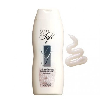 Avon SKIN SO SOFT Mineral Gems Luminous Pearl Body Lotion