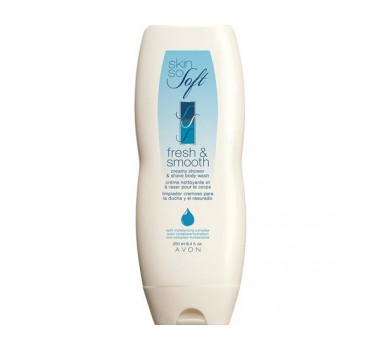 Avon SKIN SO SOFT Fresh & Smooth Creamy Shower & Shave Body Wash