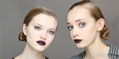 Dior Dark Lips Look from the PFW Runway