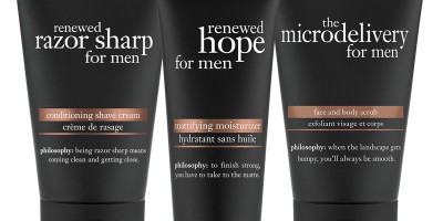 Philosophy introduces grooming range for men