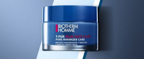 Biotherm Skincare for Men: Biotherm Homme T-Pur Blue Face Clay