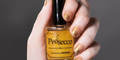 Groupon launches lickable Prosecco flavored nail polish
