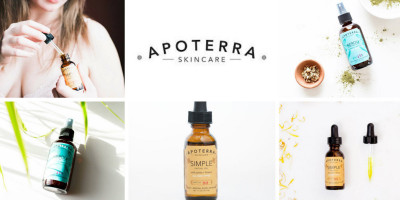 Apoterra Plant and Mineral Based Skincare: Neroli Toner & Jojoba Facial Oil