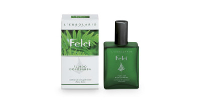 L'Erbolario Fern Aftershave Fluid with Extracts of Maidenhair Fern, Polypody and Aloe