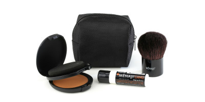 MËNAJI Men's Make-up and Travel Bag Gift Set: Conceal and Prevent Shine