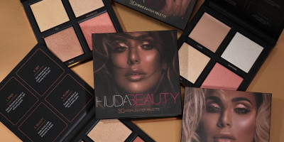 Huda Beauty 3D Bronze Sands Highlighter Palette