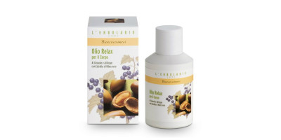 L'Erbolario Bioecososmetic Relaxing Body Oil with Sunflower, Argan and Extract of Blackcurrant