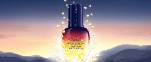 L'Occitane Introduces Immortelle Overnight Reset Oil in Serum