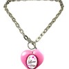 Tarina Tarantino "I LOVE YOU"/"I HATE YOU" HEART TOGGLE NECKLACE