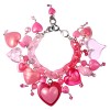 Tarina Tarantino "I LOVE/HATE/BLEEDING HEARTS" SUPERCHARM BRACELET