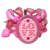 Tarina Tarantino "I LOVE HEARTS" TRIPLE-ROW CUFF BRACELET