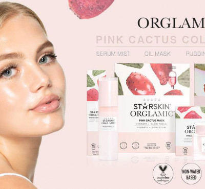 Starskin Introduces ORGLAMIC Pink Cactus Collection | News | BeautyAlmanac