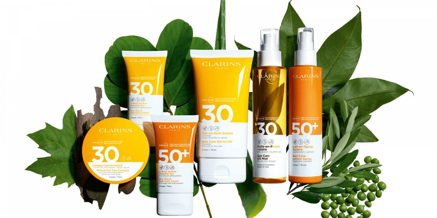 clarins dry touch suncare cream