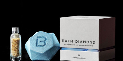 Eager Biotech Bath Bomb With Safe Bioluminescence Technology and Calming Natural Oils
