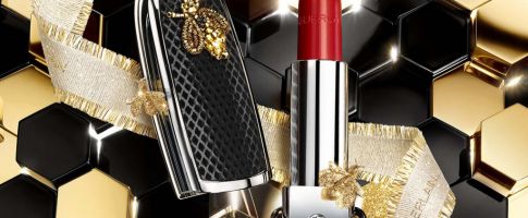 Guerlain GOLD WISH COLLECTION: ROUGE G SATIN - All In One Lipstick In A Prestigious Edition